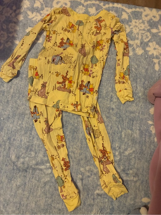 Little Sleepies Other - Little Sleepies Yellow Winnie the Pooh Two Piece Pajama Set